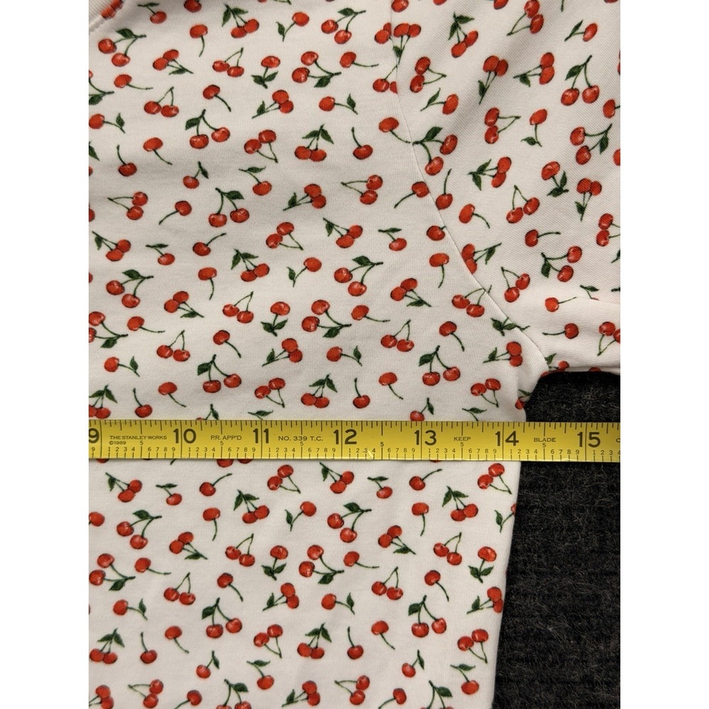 Petite Plume Snug Fit Cherry Pajama Set Size 12 EUC - Picture 5 of 11